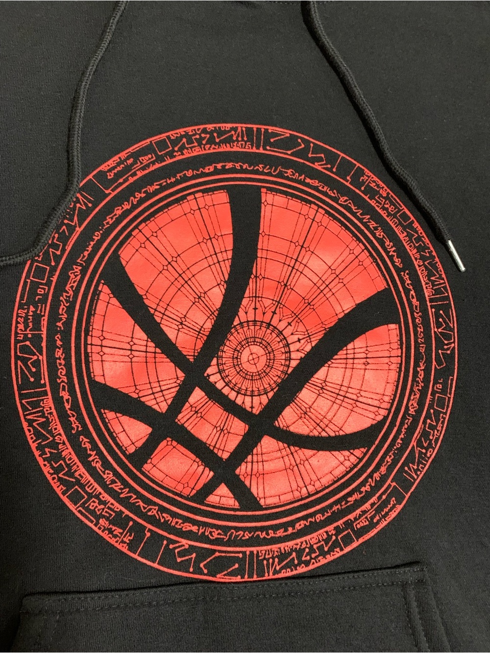 Disney Dr. Strange Black Multiverse Of Madness Movie Promo Hoodie